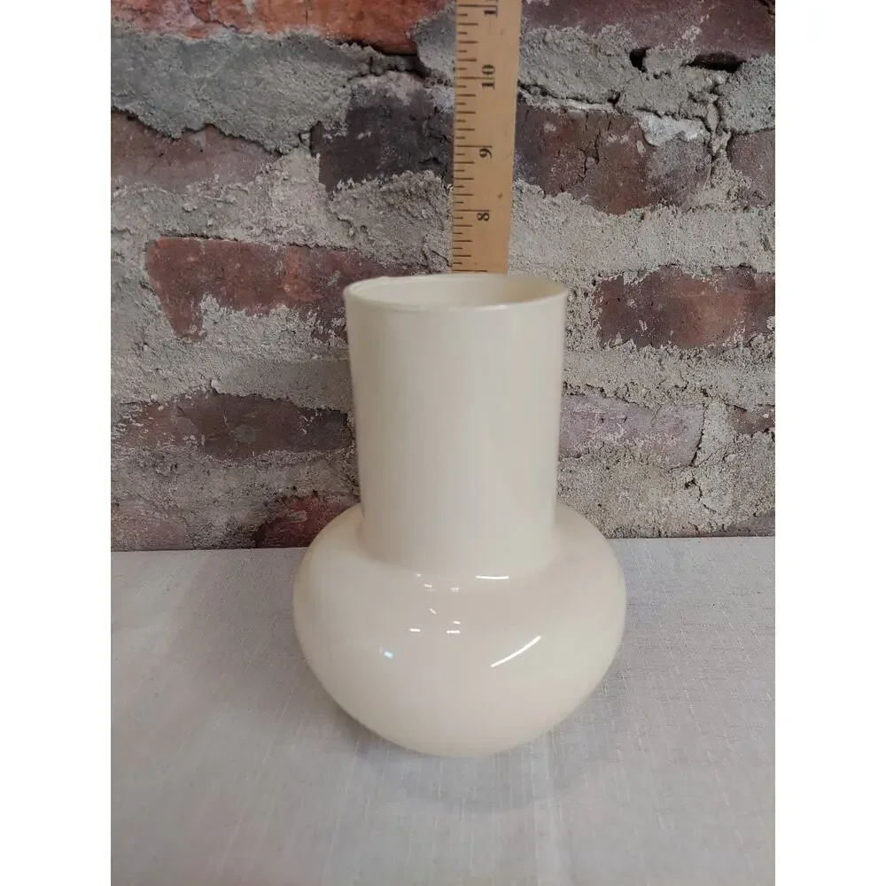 BLOFLO STU Glass Vase Retro Modern Milky Yellow 9